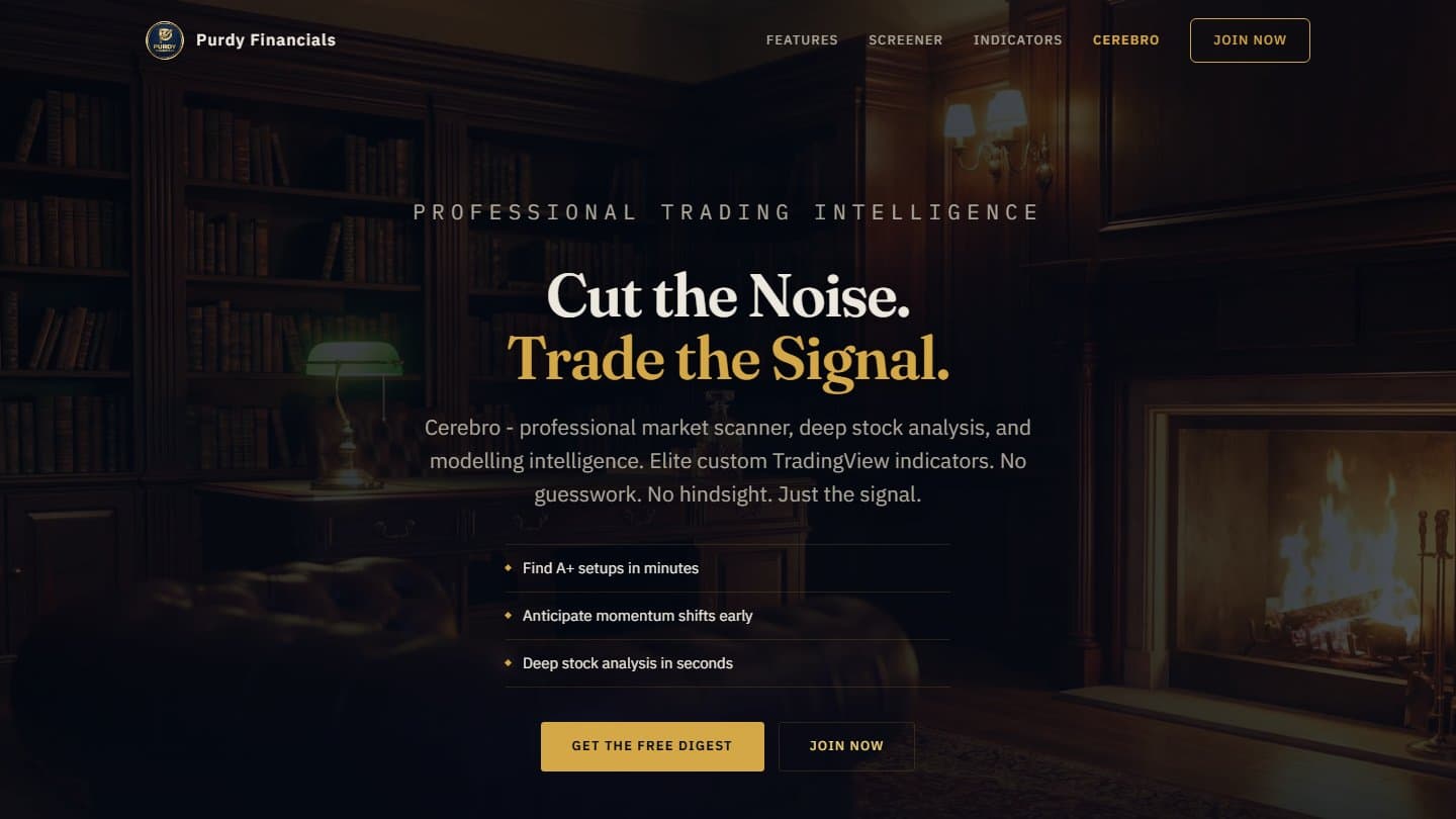 The Purdy Financials website